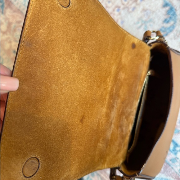 Jimmy Choo Tan Leather Shoulder Bag - Picture 11 of 16